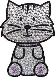 Cat Rhinestone Sticker